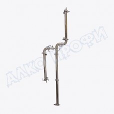 Самогонный аппарат ПРОИЗВОДИТЕЛЬ 1.5 на кубе ЛЮКС 36л