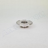 Переходник кламп-кламп укороченный 1,5" - 3"