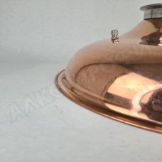 Крышка купольная медная для куба с внутр.диам. 32см 3"